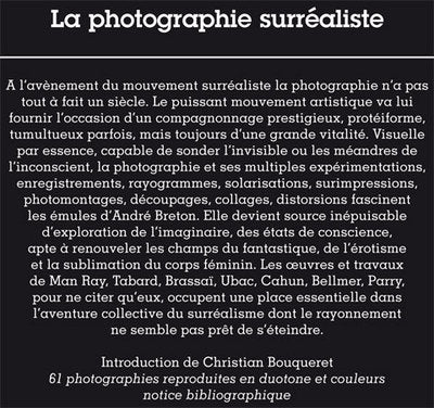 La photographie surréaliste