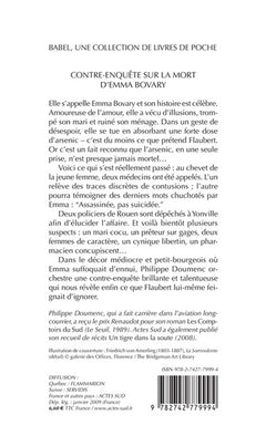 Contre-enquête sur la mort d'Emma Bovary