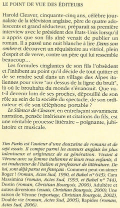 Le Silence de Cleaver