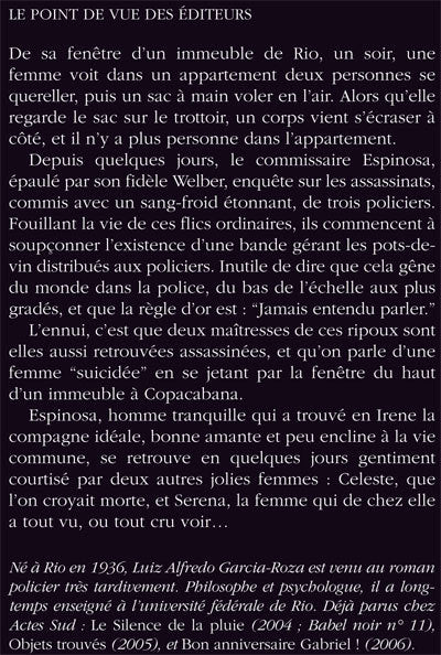 Une fenêtre à Copacabana