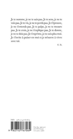 Je porte un enfant et dans mes yeux l'étreinte sublime qui l'a conçu