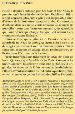 Dites-moi le songe