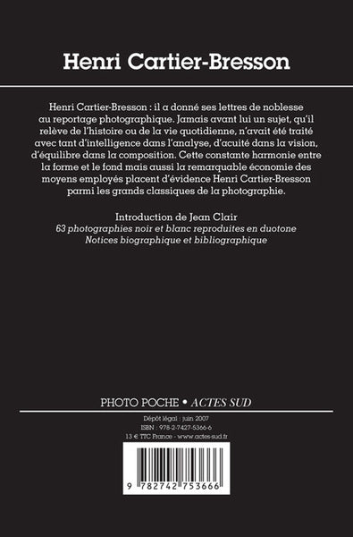 Henri Cartier-Bresson: Photo Poche n°2