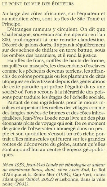 Coup de théâtre à Sao Tomé