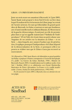 Liban : le printemps inachevé