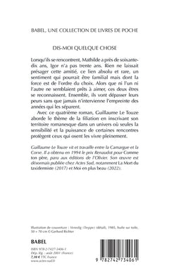 Dis-moi quelque chose