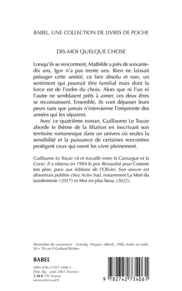 Dis-moi quelque chose