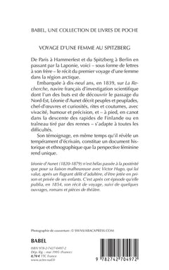 Voyage d'une femme au Spitzberg