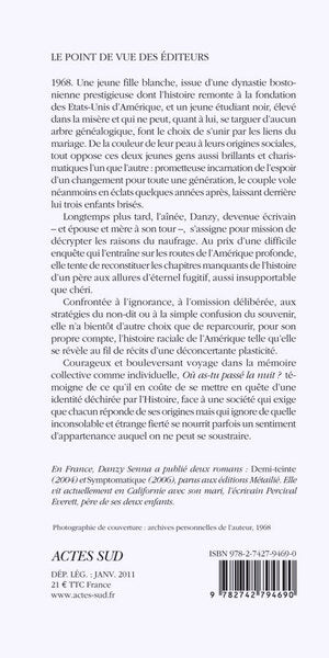 Où as-tu passé la nuit ?