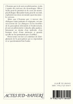 L'homme qui, suivi de "Je suis un phénomène"