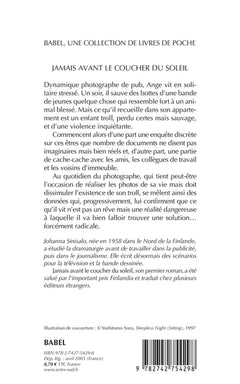 Jamais avant le coucher du soleil