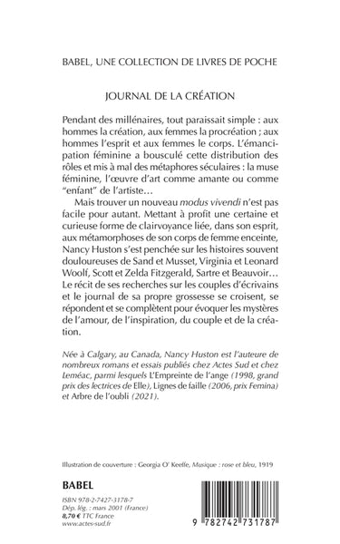 Journal de la création