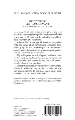Nuit d'ivresse toute / L'Ex-femme de ma vie / Un grand cri d'amour