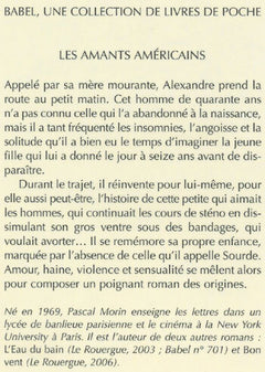 Les amants américains