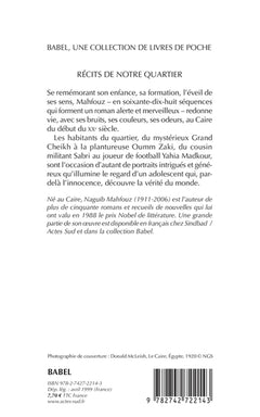 Récits de notre quartier