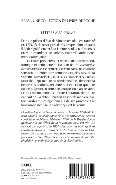 Lettres à sa femme NE