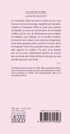 La faute de goût