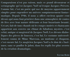 Jacques Noël, la scène est un monde