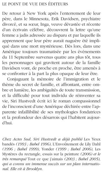 Elégie pour un Américain