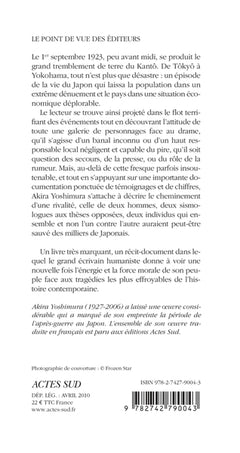 Le Grand Tremblement de terre du Kantô