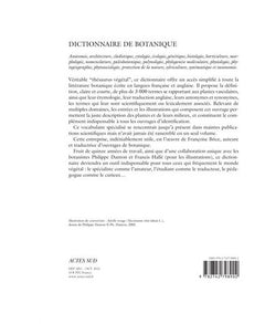 Les Mots de la botanique
