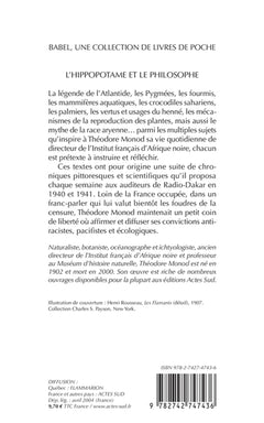 L'hippopotame et le philosophe