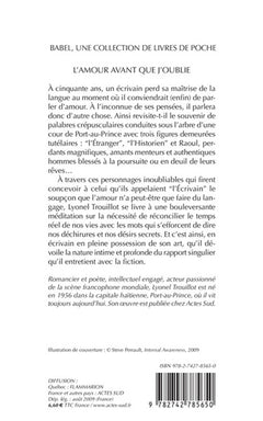 L'amour avant que j'oublie