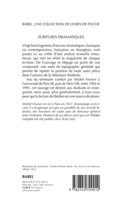 Écritures dramatiques