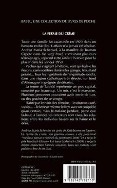 La ferme du crime