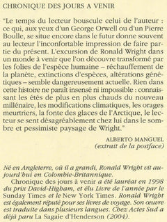 Chronique des jours à venir