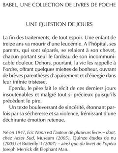 Une question de jours