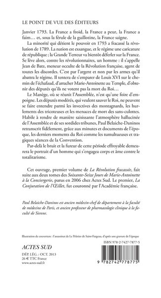 La Révolution fracassée: La Justice du baron de Batz