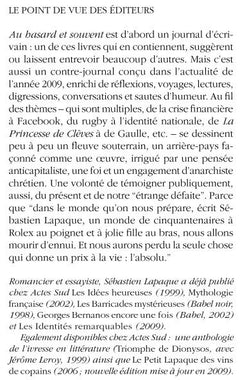 Au hasard et souvent