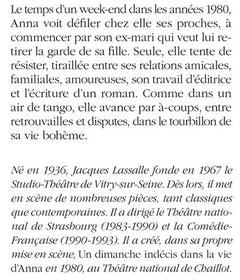Un dimanche indécis dans la vie d'Anna