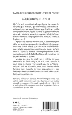 La Bibliothèque, la nuit