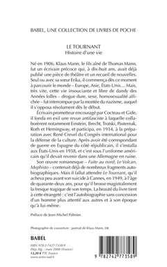 Le Tournant: Histoire d'une vie