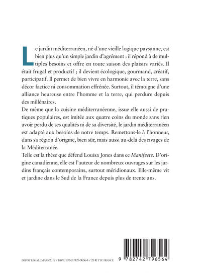 Manifeste pour les jardins méditerranéens