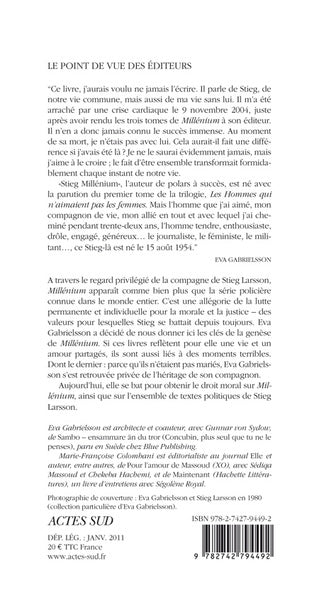 Millénium, Stieg et moi