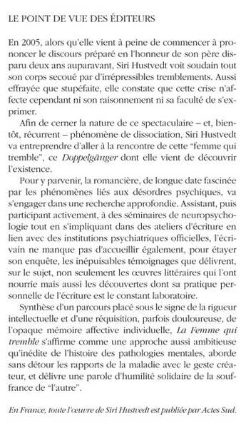 La femme qui tremble