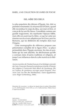 Isis, mère des dieux