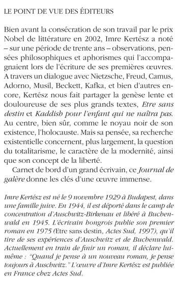 Journal de galère
