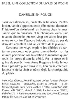 Danseuse en rouge
