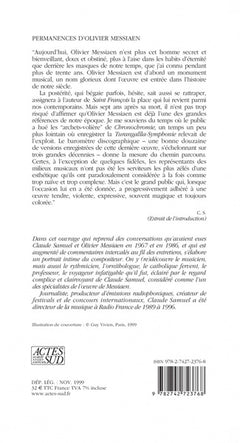 Permanences d'Olivier Messiaen