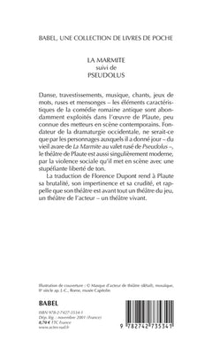 La marmite suivi de : pseudolus