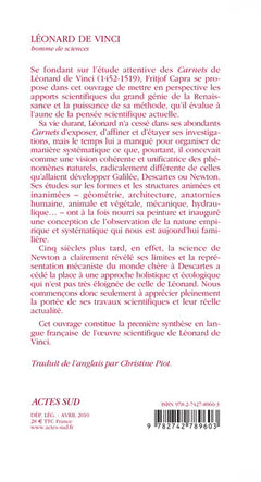 Léonard de Vinci, homme de sciences