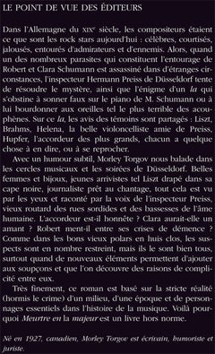 Meurtre en la majeur