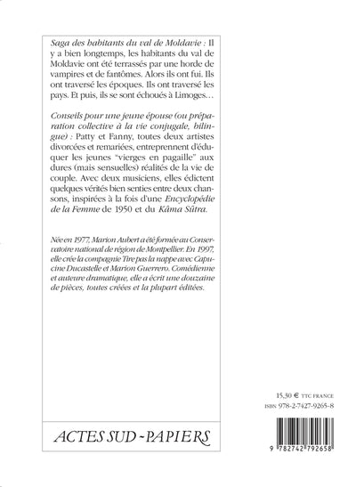 Saga des habitants du val de Moldavie suivi de Conseils pour une jeune épouse