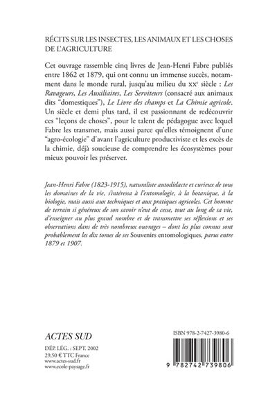 Récits sur les insectes, les animaux et les choses de l'agriculture