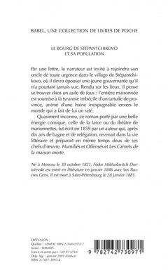 Le Bourg de Stépantchikovo et sa population