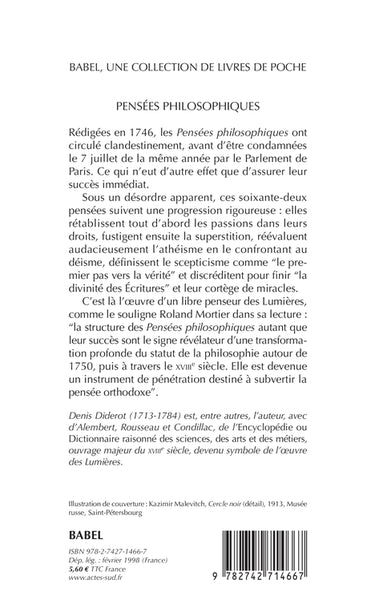 Pensées philosophiques